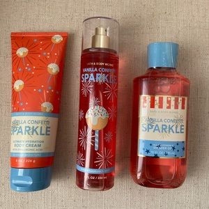 VANILLA CONFETTI SPARKLE - BATH & BODY WORKS
